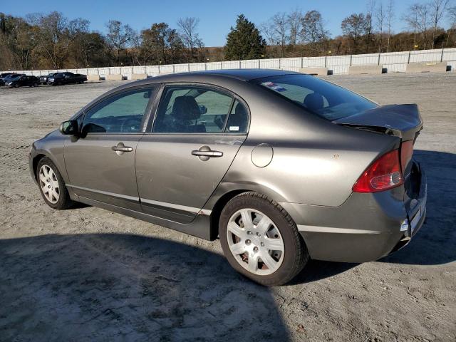 2HGFA15518H522677 - 2008 HONDA CIVIC LX GRAY photo 2