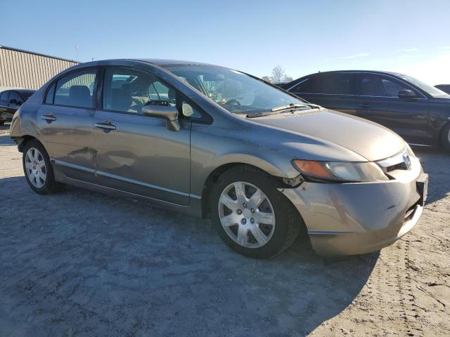 2HGFA15518H522677 - 2008 HONDA CIVIC LX GRAY photo 4