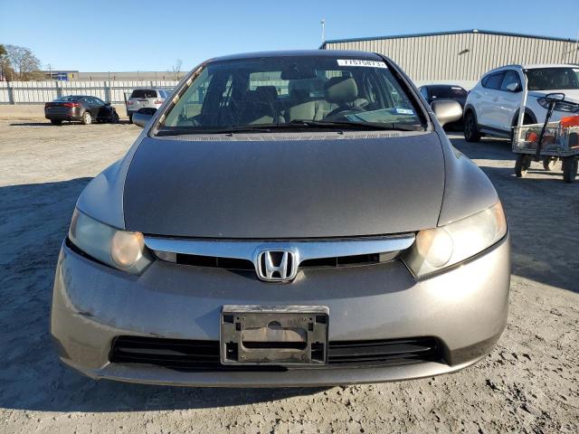 2HGFA15518H522677 - 2008 HONDA CIVIC LX GRAY photo 5