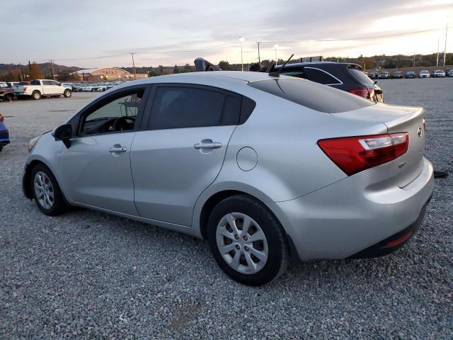 KNADM4A35C6082621 - 2012 KIA RIO LX SILVER photo 2