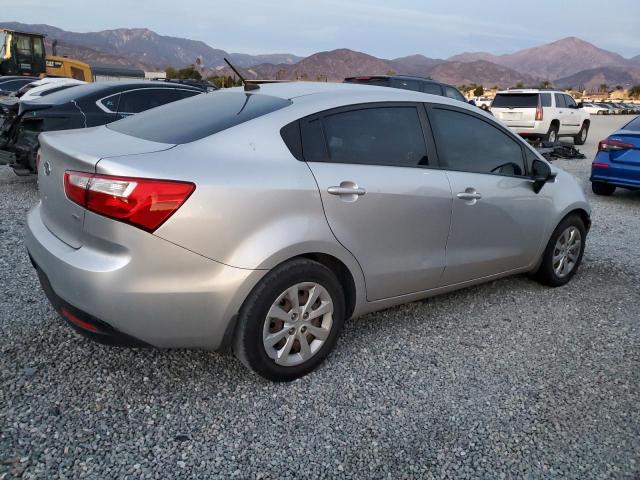 KNADM4A35C6082621 - 2012 KIA RIO LX SILVER photo 3