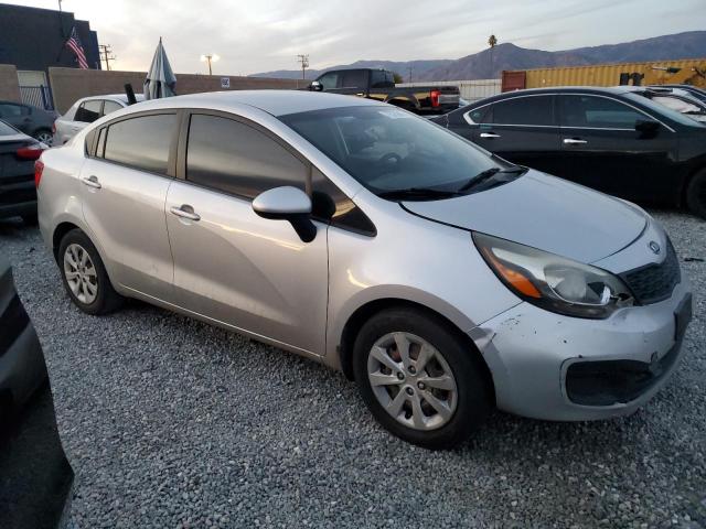 KNADM4A35C6082621 - 2012 KIA RIO LX SILVER photo 4