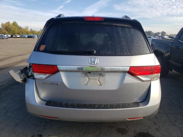 5FNRL5H66GB164935 - 2016 HONDA ODYSSEY EXL SILVER photo 6