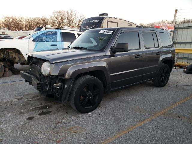 1C4NJPBA6ED893082 - 2014 JEEP PATRIOT SPORT GRAY photo 1