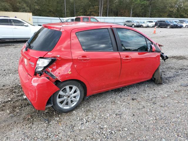 VNKKTUD34FA015011 - 2015 TOYOTA YARIS RED photo 3