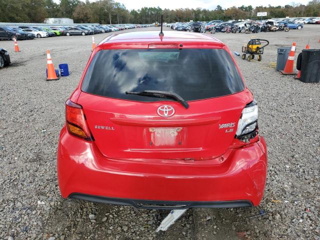 VNKKTUD34FA015011 - 2015 TOYOTA YARIS RED photo 6