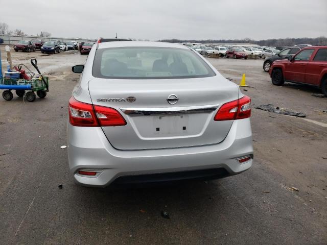 3N1AB7AP4KY348902 - 2019 NISSAN SENTRA S SILVER photo 6