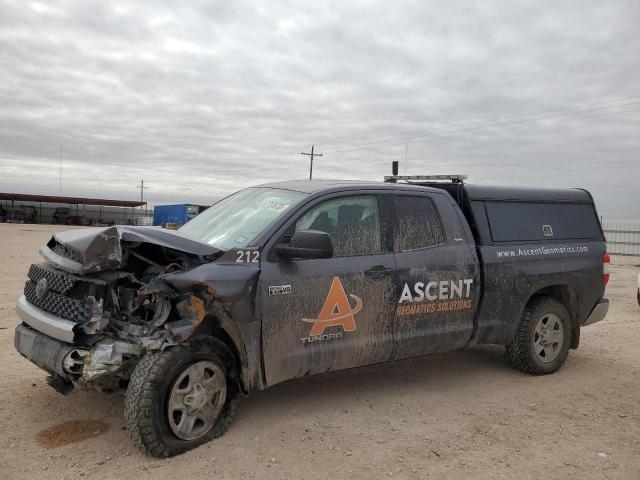 5TFUY5F12MX014969 - 2021 TOYOTA TUNDRA DOUBLE CAB SR/SR5 BLACK photo 1