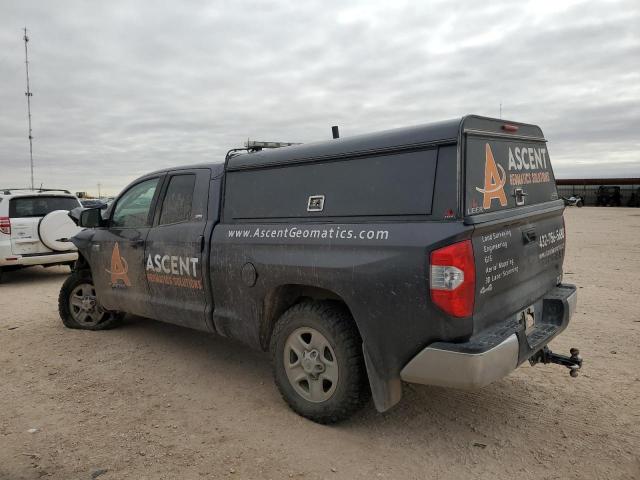 5TFUY5F12MX014969 - 2021 TOYOTA TUNDRA DOUBLE CAB SR/SR5 BLACK photo 2