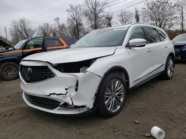 5J8YE1H88PL021452 - 2023 ACURA MDX ADVANCE WHITE photo 1