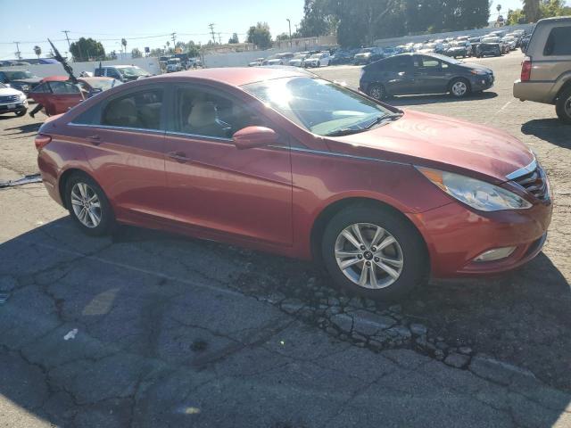 5NPEB4ACXDH518576 - 2013 HYUNDAI SONATA GLS RED photo 4