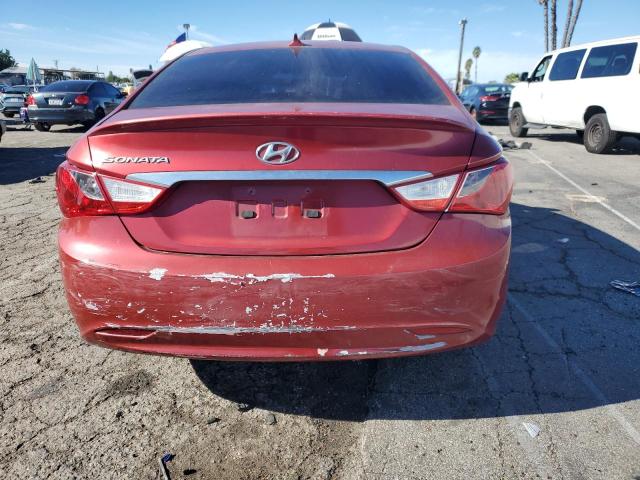 5NPEB4ACXDH518576 - 2013 HYUNDAI SONATA GLS RED photo 6