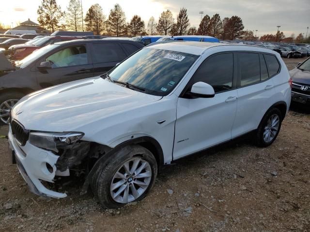 5UXWX9C53G0D94753 - 2016 BMW X3 XDRIVE28I WHITE photo 1