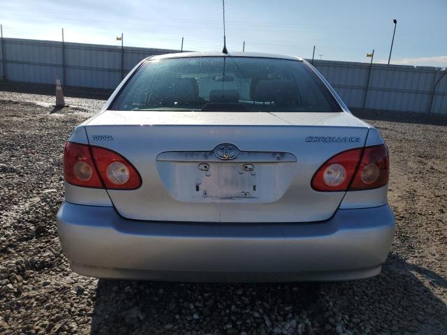 JTDBR32E970105252 - 2007 TOYOTA COROLLA CE SILVER photo 6