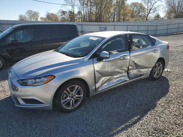 3FA6P0HD8JR183653 - 2018 FORD FUSION SE SILVER photo 1