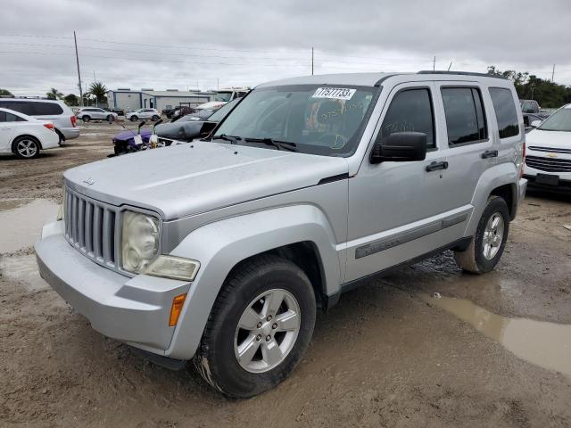 1C4PJLAK3CW147363 - 2012 JEEP LIBERTY SPORT SILVER photo 1