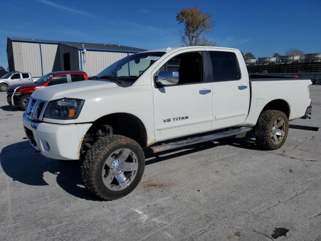 1N6BA0EC7EN505632 - 2014 NISSAN TITAN S WHITE photo 1