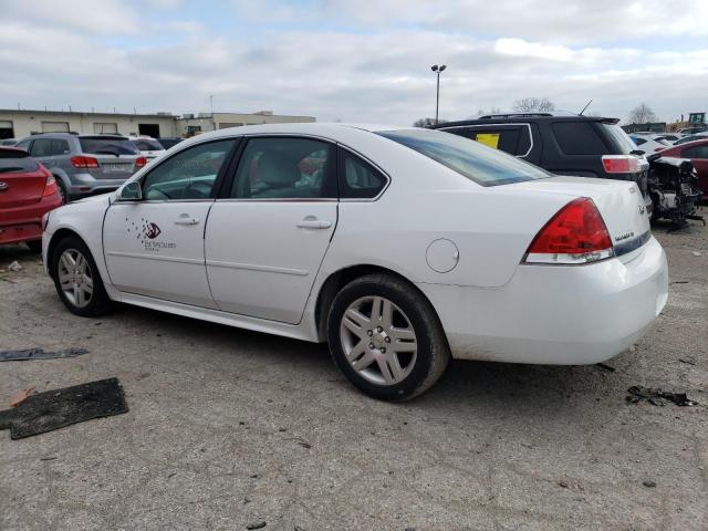 2G1WG5EK6B1276406 - 2011 CHEVROLET IMPALA LT WHITE photo 2