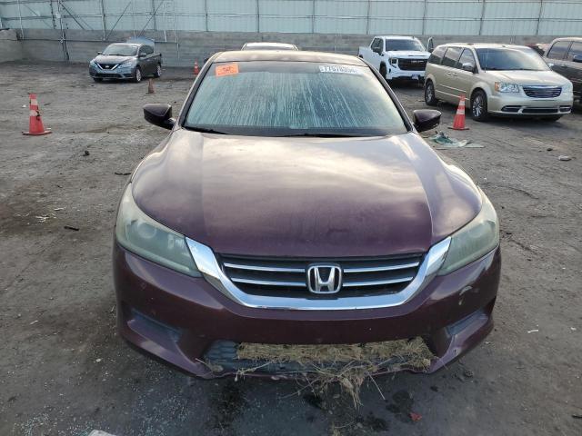 1HGCR2F30FA111684 - 2015 HONDA ACCORD LX MAROON photo 5