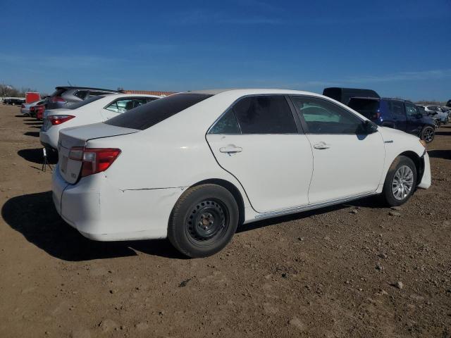 4T1BD1FKXEU132397 - 2014 TOYOTA CAMRY HYBRID WHITE photo 3