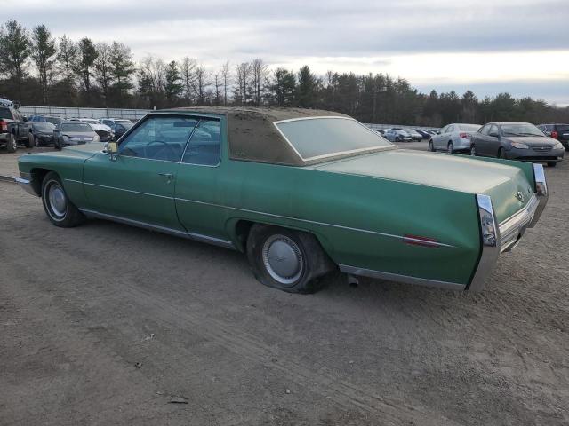 6D47R2Q194116 - 1972 CADILLAC DEVILLE GREEN photo 2