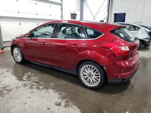 1FADP3N2XDL373744 - 2013 FORD FOCUS TITANIUM MAROON photo 2