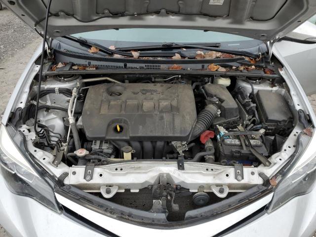 5YFBURHEXHP691833 - 2017 TOYOTA COROLLA L SILVER photo 11