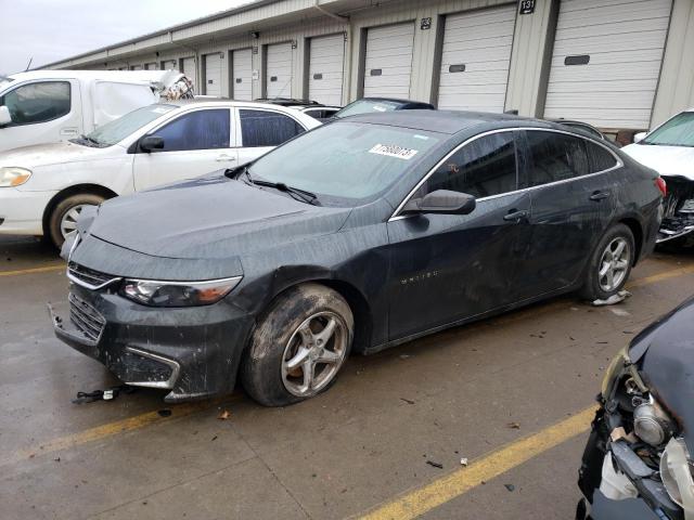 1G1ZB5ST2HF244708 - 2017 CHEVROLET MALIBU LS BLACK photo 1