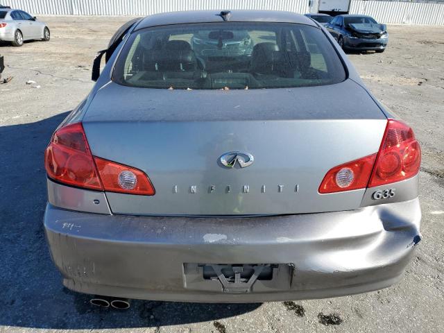 JNKCV51E65M215256 - 2005 INFINITI G35 GRAY photo 6