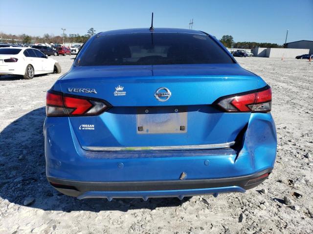 3N1CN8DV0LL810595 - 2020 NISSAN VERSA S BLUE photo 6