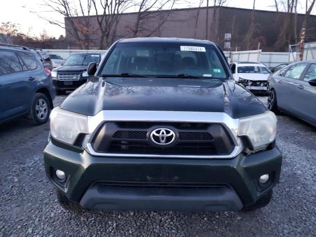 3TMMU4FN2EM065677 - 2014 TOYOTA TACOMA DOUBLE CAB LONG BED GREEN photo 5
