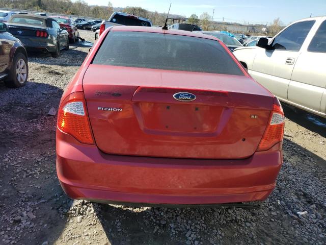 3FAHP0HA3CR371918 - 2012 FORD FUSION SE MAROON photo 6