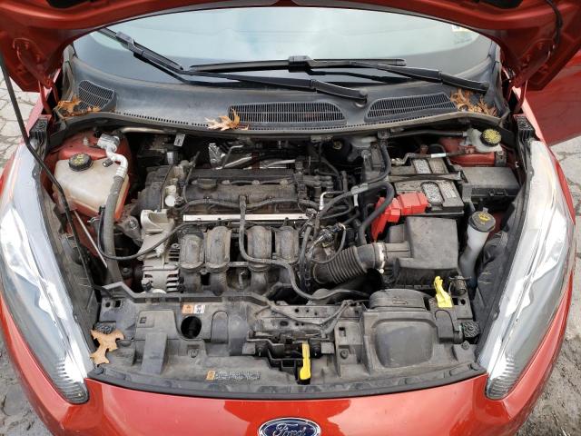 3FADP4BJ6KM120496 - 2019 FORD FIESTA SE RED photo 11