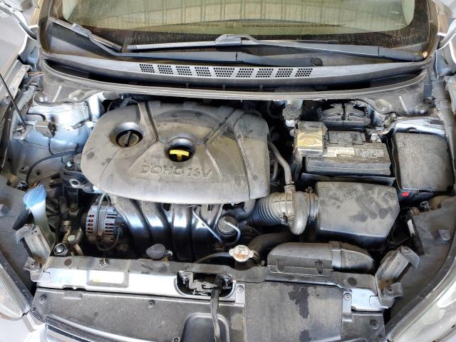 5NPDH4AE0GH688025 - 2016 HYUNDAI ELANTRA SE GRAY photo 11