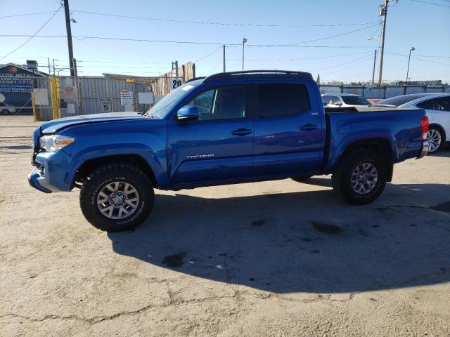 3TMAZ5CN4GM021083 - 2016 TOYOTA TACOMA DOUBLE CAB BLUE photo 1