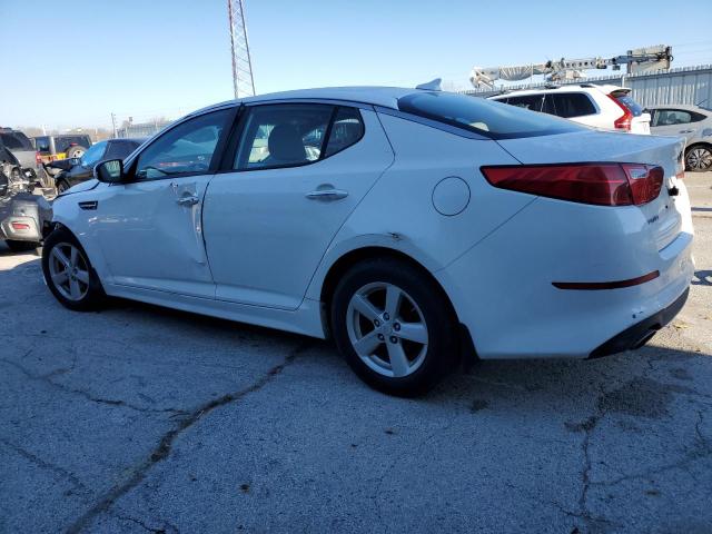 KNAGM4A73F5641819 - 2015 KIA OPTIMA LX WHITE photo 2