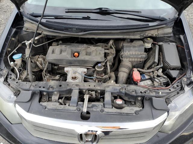 19XFB2F95CE337782 - 2012 HONDA CIVIC EXL შავი ფოტო 11
