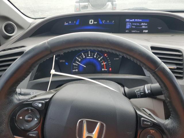 19XFB2F95CE337782 - 2012 HONDA CIVIC EXL შავი ფოტო 9
