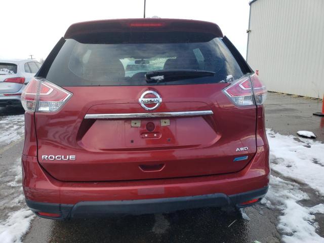 5N1AT2MV2EC831286 - 2014 NISSAN ROGUE S RED photo 6