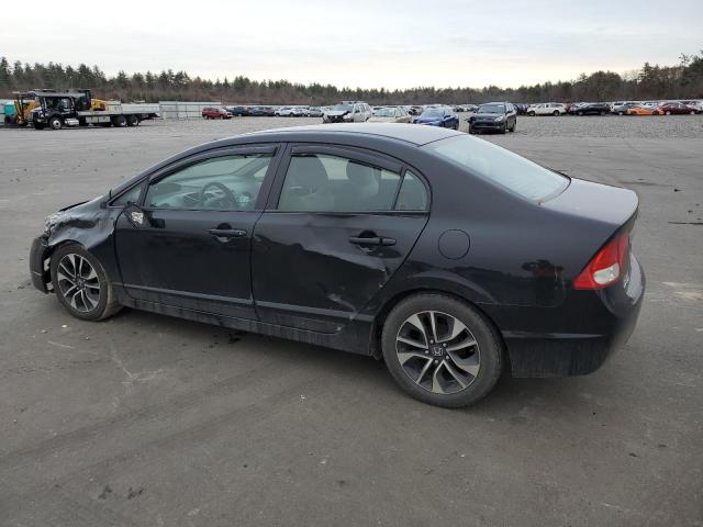 2HGFA1F55BH304473 - 2011 HONDA CIVIC LX BLACK photo 2