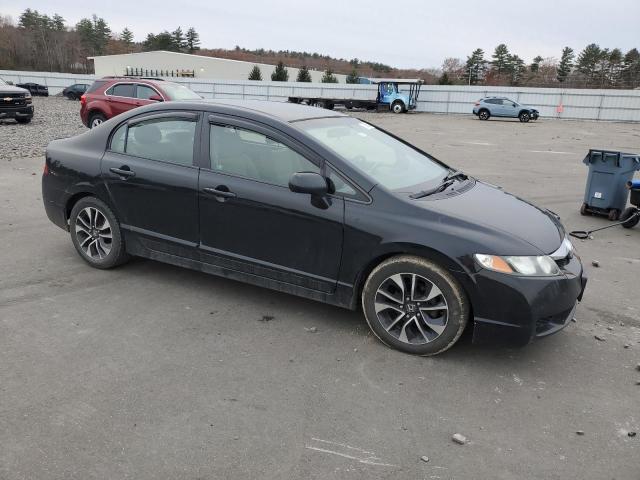 2HGFA1F55BH304473 - 2011 HONDA CIVIC LX BLACK photo 4