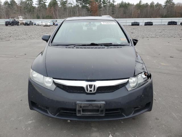 2HGFA1F55BH304473 - 2011 HONDA CIVIC LX BLACK photo 5