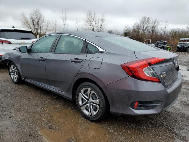 19XFC2F56JE012839 - 2018 HONDA CIVIC LX GRAY photo 2