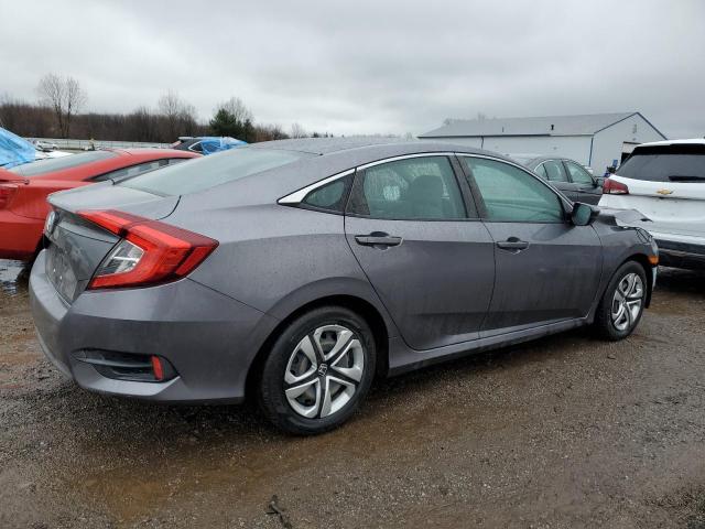 19XFC2F56JE012839 - 2018 HONDA CIVIC LX GRAY photo 3