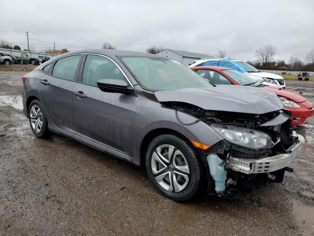 19XFC2F56JE012839 - 2018 HONDA CIVIC LX GRAY photo 4