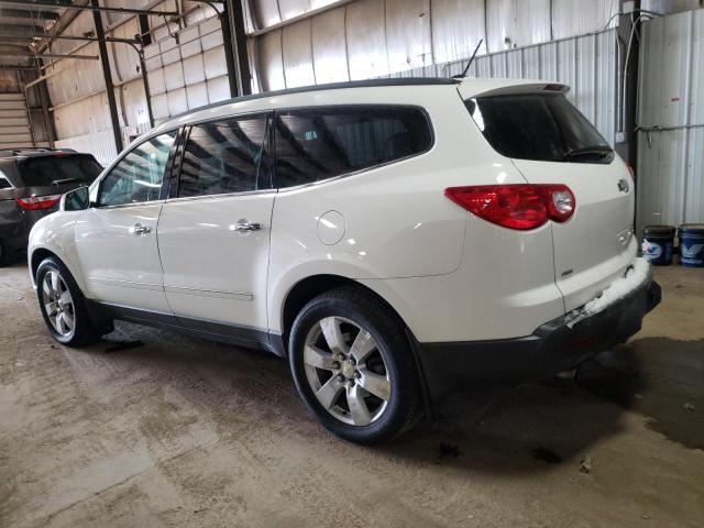 1GNKVLED0BJ259924 - 2011 CHEVROLET TRAVERSE LTZ WHITE photo 2