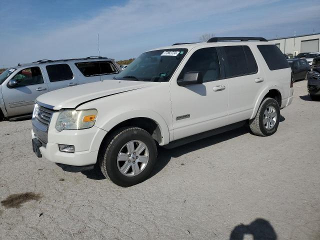 1FMEU63E48UA06341 - 2008 FORD EXPLORER XLT WHITE photo 1