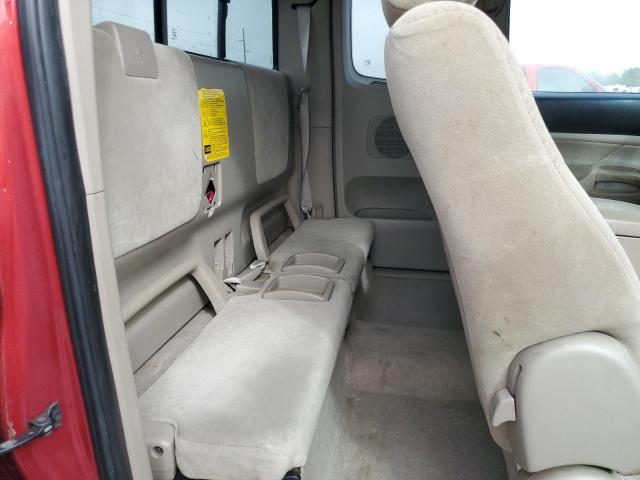 5TETU62N48Z538631 - 2008 TOYOTA TACOMA PRERUNNER ACCESS CAB RED photo 10