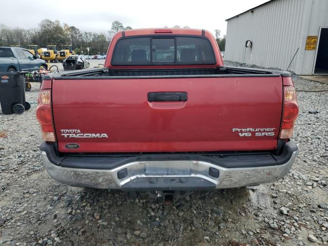 5TETU62N48Z538631 - 2008 TOYOTA TACOMA PRERUNNER ACCESS CAB RED photo 6