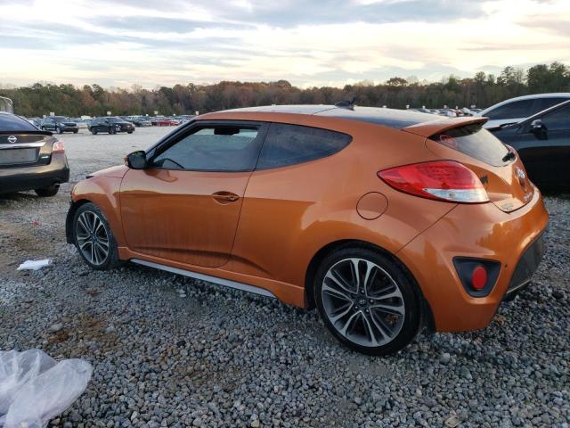 KMHTC6AE0GU259894 - 2016 HYUNDAI VELOSTER TURBO ORANGE photo 2